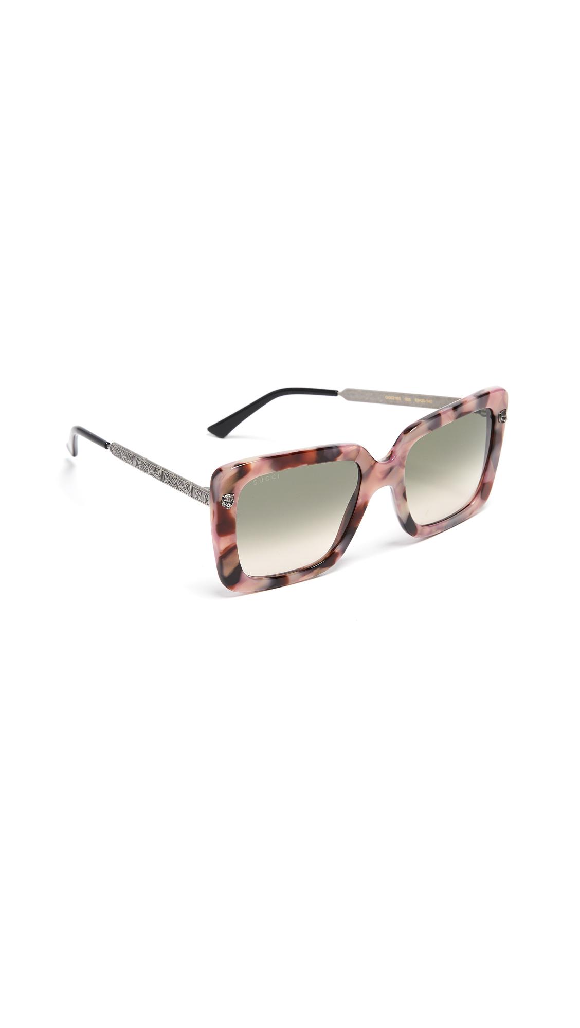 gucci havana pink sunglasses