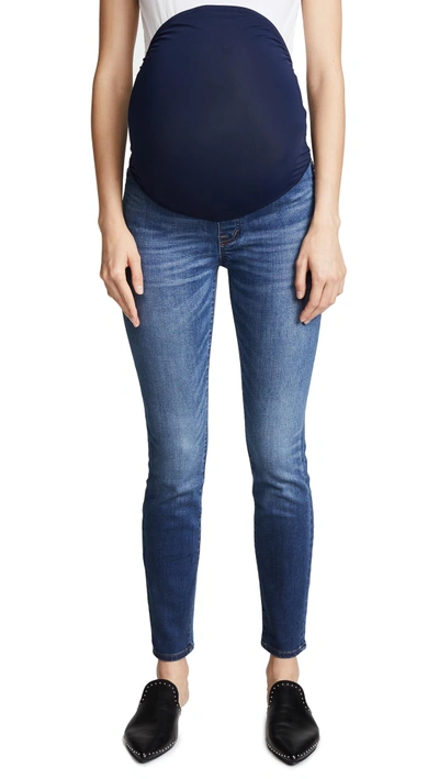 Shop Madewell Maternity Skinny Jeans In Danny Wash