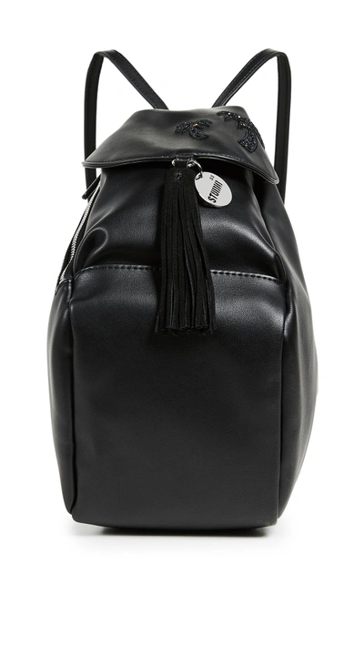 Shop Studio 33 Keep It 100 Convertible Backpack In Black