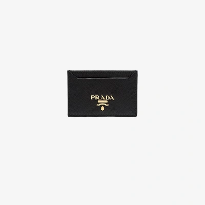 Shop Prada Kartenetui Mit Logo In Black