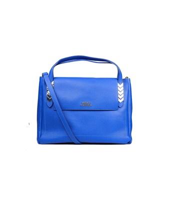 versace collection blue bag