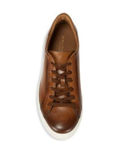 Shop To Boot New York Pace Leather Lace-up Sneakers In Cognac