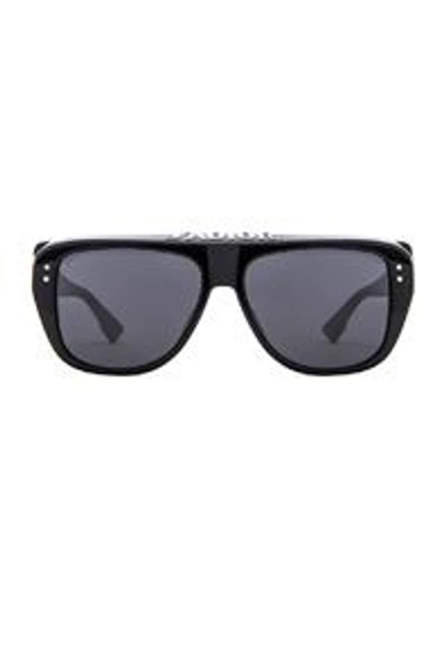 Shop Dior Club 2 Sunglasses In Black.