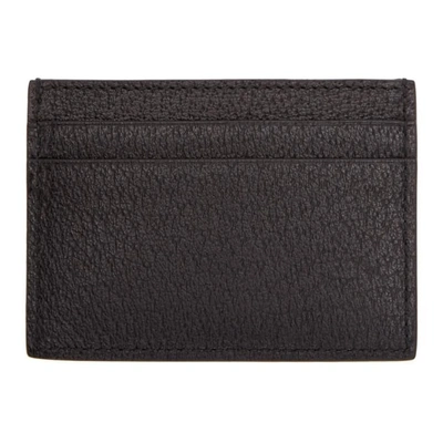 Shop Gucci Black Bee Card Holder In 1000 Black