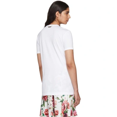 Shop Dolce & Gabbana White 'dg Millennials' T-shirt