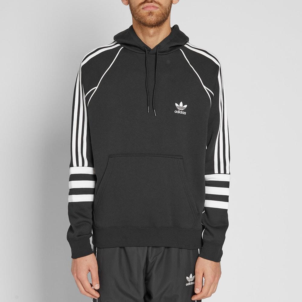 adidas originals authentic hoody in black dh3851