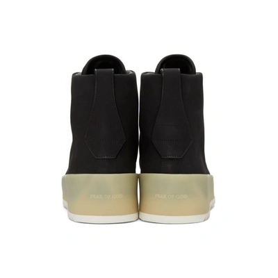 Shop Fear Of God Black Hiking Boots