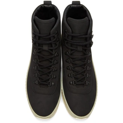 Shop Fear Of God Black Hiking Boots