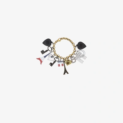 Shop Balenciaga Multicoloured Souvenir Charm Bracelet