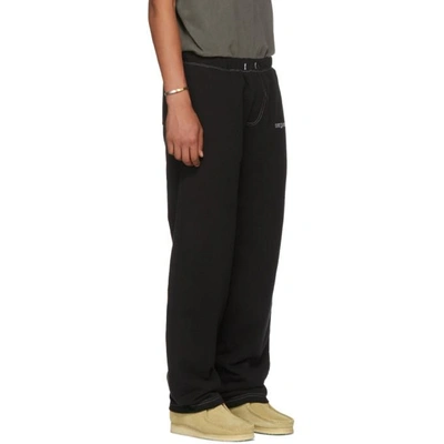 Shop Noon Goons Ssense Exclusive Black Icon Lounge Pants