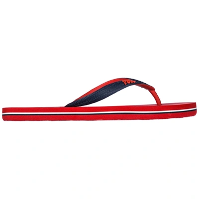Shop Polo Ralph Lauren Men's Rubber Flip Flops Sandals In Red