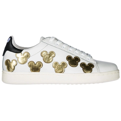 Shop Moa Master Of Arts Women's Shoes Leather Trainers Sneakers In White