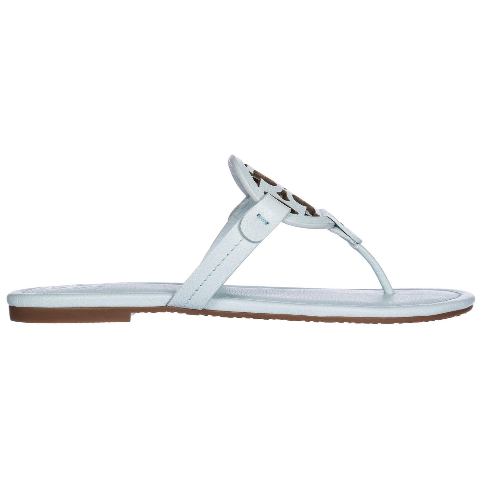 womens light blue flip flops