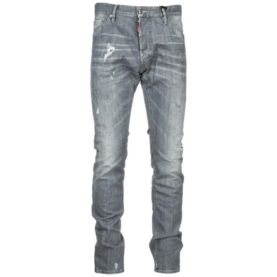 Shop Dsquared2 Men's Jeans Denim Cool Guy In Grey