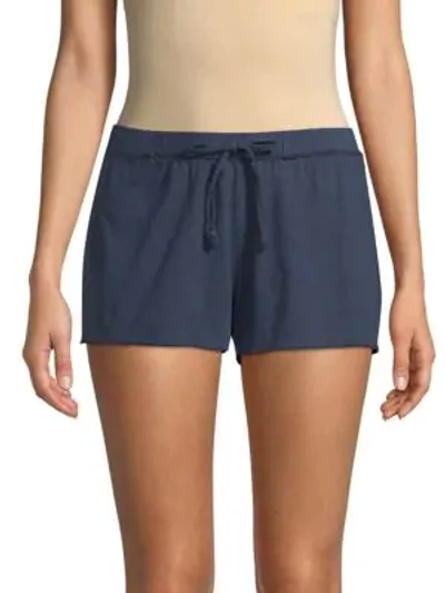 Shop Skin Orella Drawstring Shorts In Navy