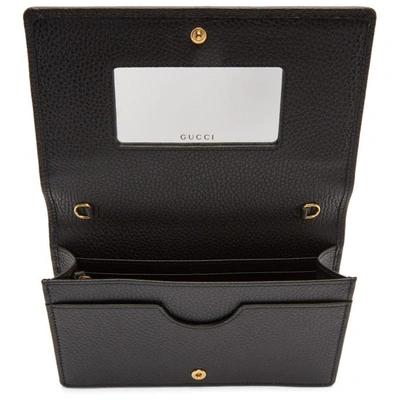 Shop Gucci Black Small Marmont Shoulder Bag In 1000 Black