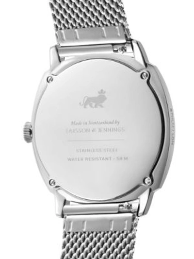 Shop Larsson & Jennings Meridian Brushed Silver Bracelet Watch