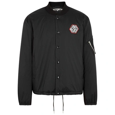 Shop Mcq By Alexander Mcqueen Ma-1 Black Shell Bomber Jacket