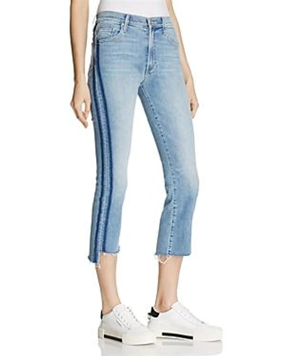 Shop Mother Insider Crop Step Fray Jeans In Light Kitty - 100% Exclusive