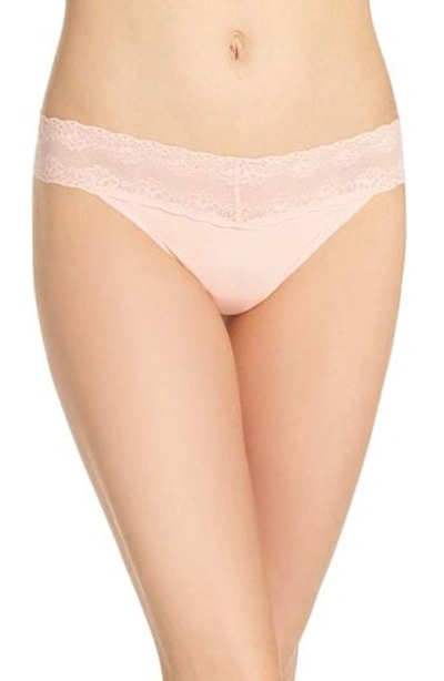 Shop Natori Bliss Perfection Thong In Creamsicle