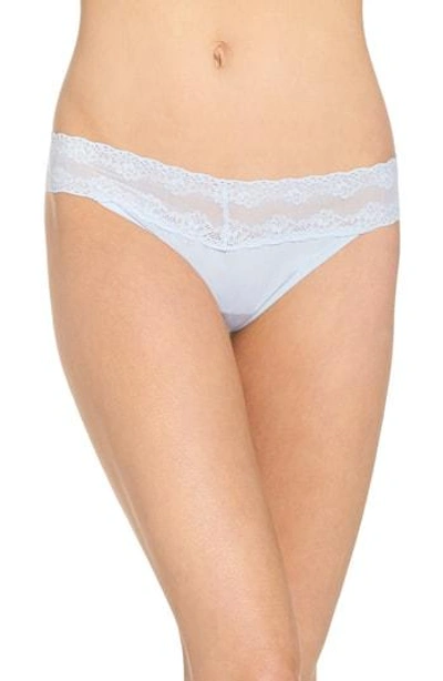 Shop Natori Bliss Perfection Thong In Skyfall
