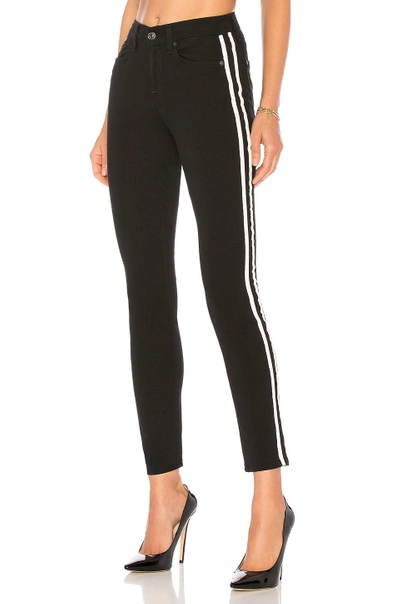 Shop 7 For All Mankind The Ankle Skinny. In B(air) Black & Stripes