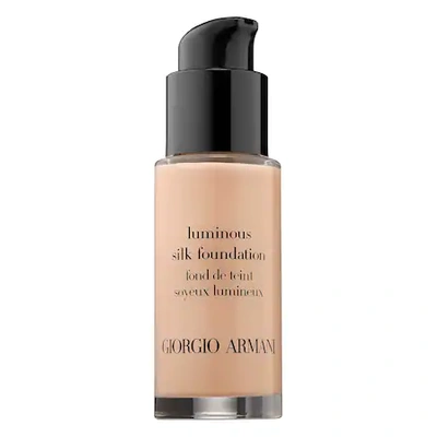 Shop Giorgio Armani Beauty Mini Luminous Silk Perfect Glow Flawless Oil-free Foundation 2 0.6 oz/ 18 ml