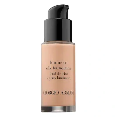 Shop Giorgio Armani Beauty Mini Luminous Silk Perfect Glow Flawless Oil-free Foundation 4.75 0.6 oz/ 18 ml