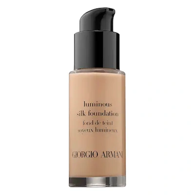 Shop Giorgio Armani Beauty Mini Luminous Silk Perfect Glow Flawless Oil-free Foundation 5.75 0.6 oz/ 18 ml