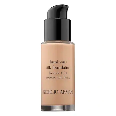 Shop Giorgio Armani Beauty Mini Luminous Silk Perfect Glow Flawless Oil-free Foundation 3.5 0.6 oz/ 18 ml