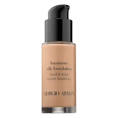 Shop Giorgio Armani Beauty Mini Luminous Silk Perfect Glow Flawless Oil-free Foundation 5.25 0.6 oz/ 18 ml