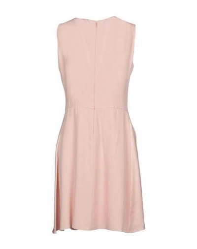 Shop Emporio Armani Short Dresses In Light Pink