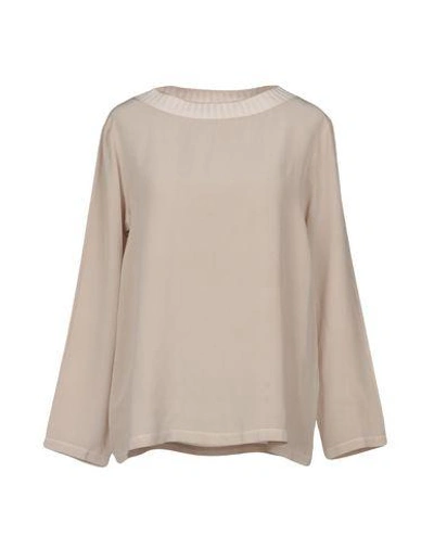 Shop Antonelli Blouse In Beige