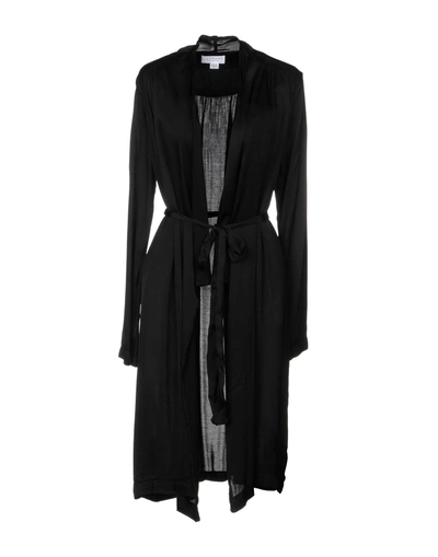 Shop Velvet By Graham & Spencer Overcoats In Black