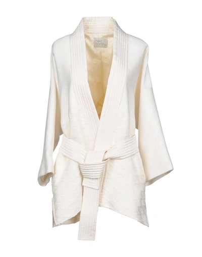 Shop Hillier Bartley Full-length Jacket In Ivory