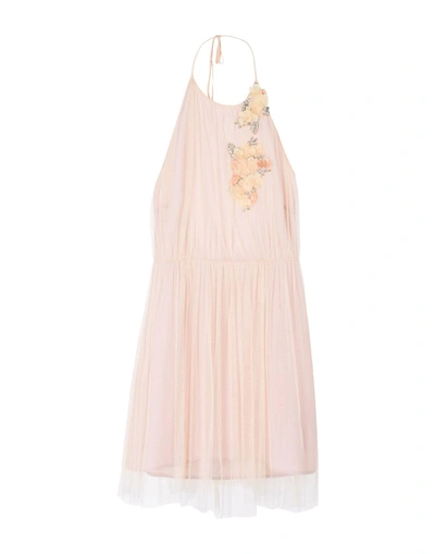 Shop Atos Lombardini Knee-length Dress In Pale Pink