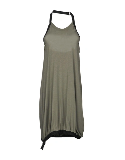Shop Mcq By Alexander Mcqueen Knee-length Dress In Military Green
