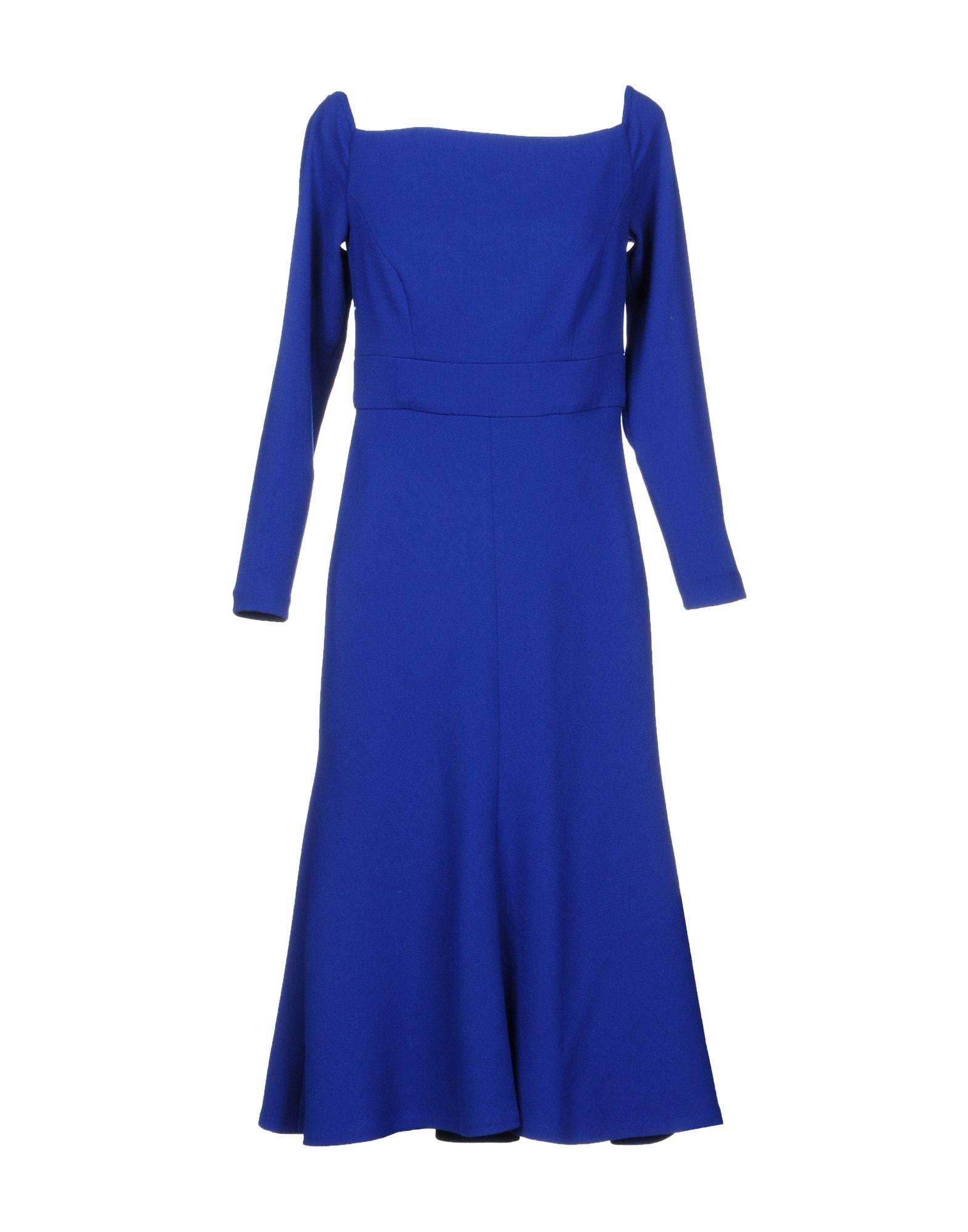 Lela Rose Knee-length Dresses In Blue | ModeSens