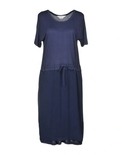 Shop Charli Knee-length Dresses In Dark Blue