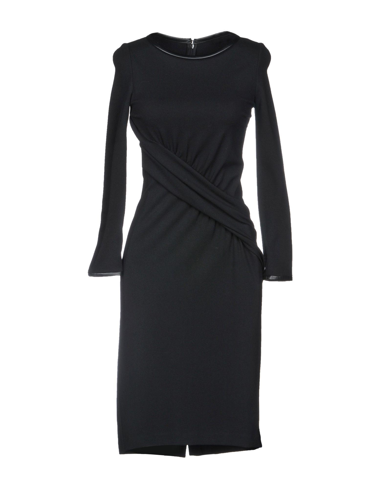 Emporio Armani Knee-length Dresses In Black | ModeSens