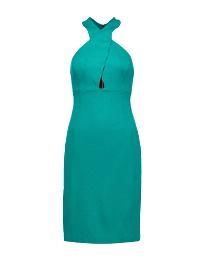 Shop Alice And Olivia Knee-length Dress In Green