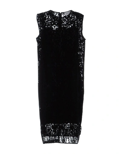 Shop Dkny Knee-length Dress In Black