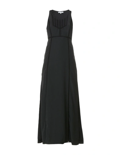 Shop Iro Long Dress In Black