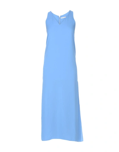 Shop Alice And Olivia Long Dress In Azure
