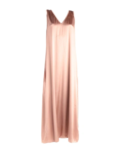 Shop Missoni Long Dress In Light Brown