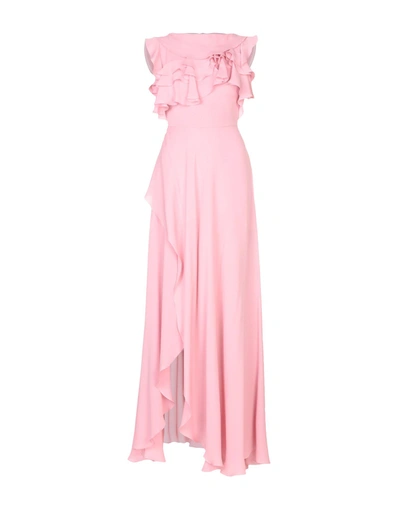 Shop Elie Saab Long Dresses In Pink