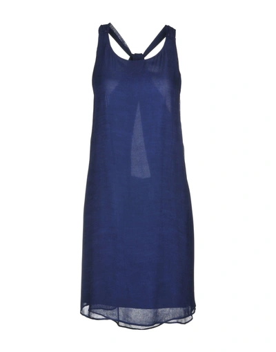 Shop Alice And Olivia Short Dress In Dark Blue