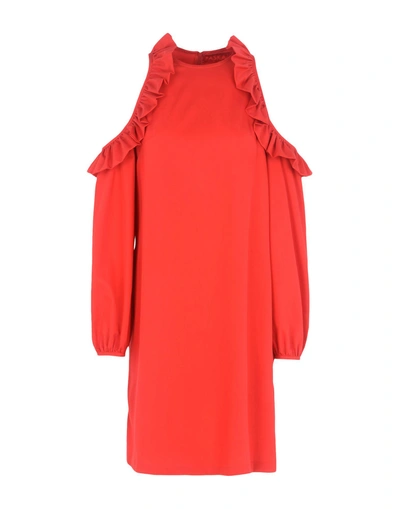 Shop Paskal Short Dress In Red