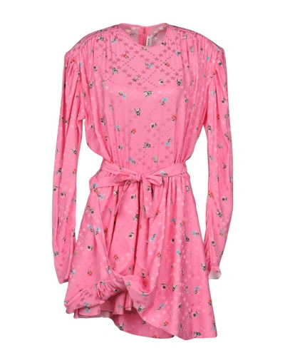 Shop Balenciaga Short Dress In Pink