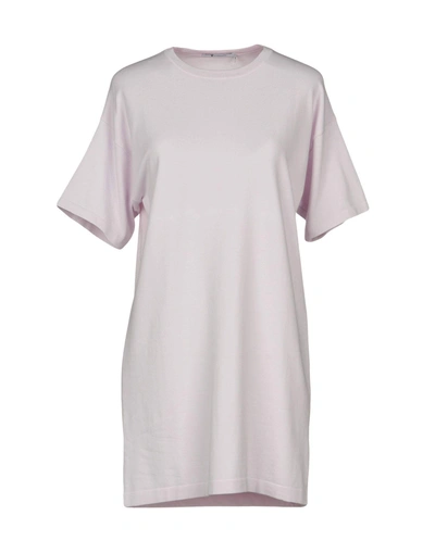 Shop Alexander Wang T Short Dresses In Light Pink